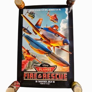 Planes: Fire & Rescue 2014 Promo Movie Poster 27x40 Dane Cook Ed Harris D/S